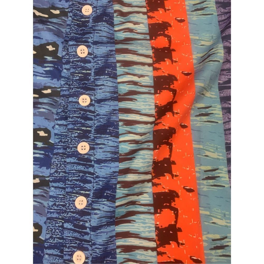 Multicolored Button Down Blouse NWT - image 3
